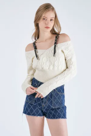 Maya Shoulder Strap Sweater