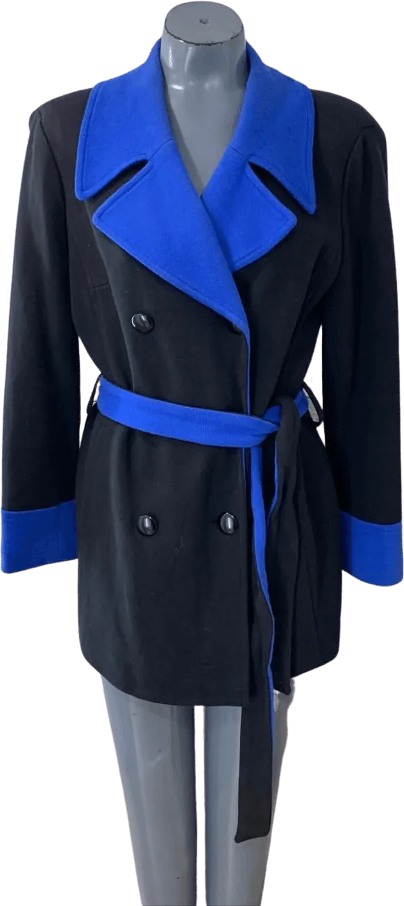 00's Colorblock Double Breasted Coat by International Concepts