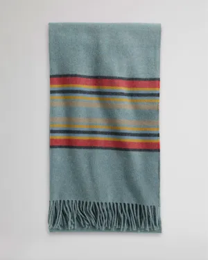 5th Avenue Throw<br>Green Heather