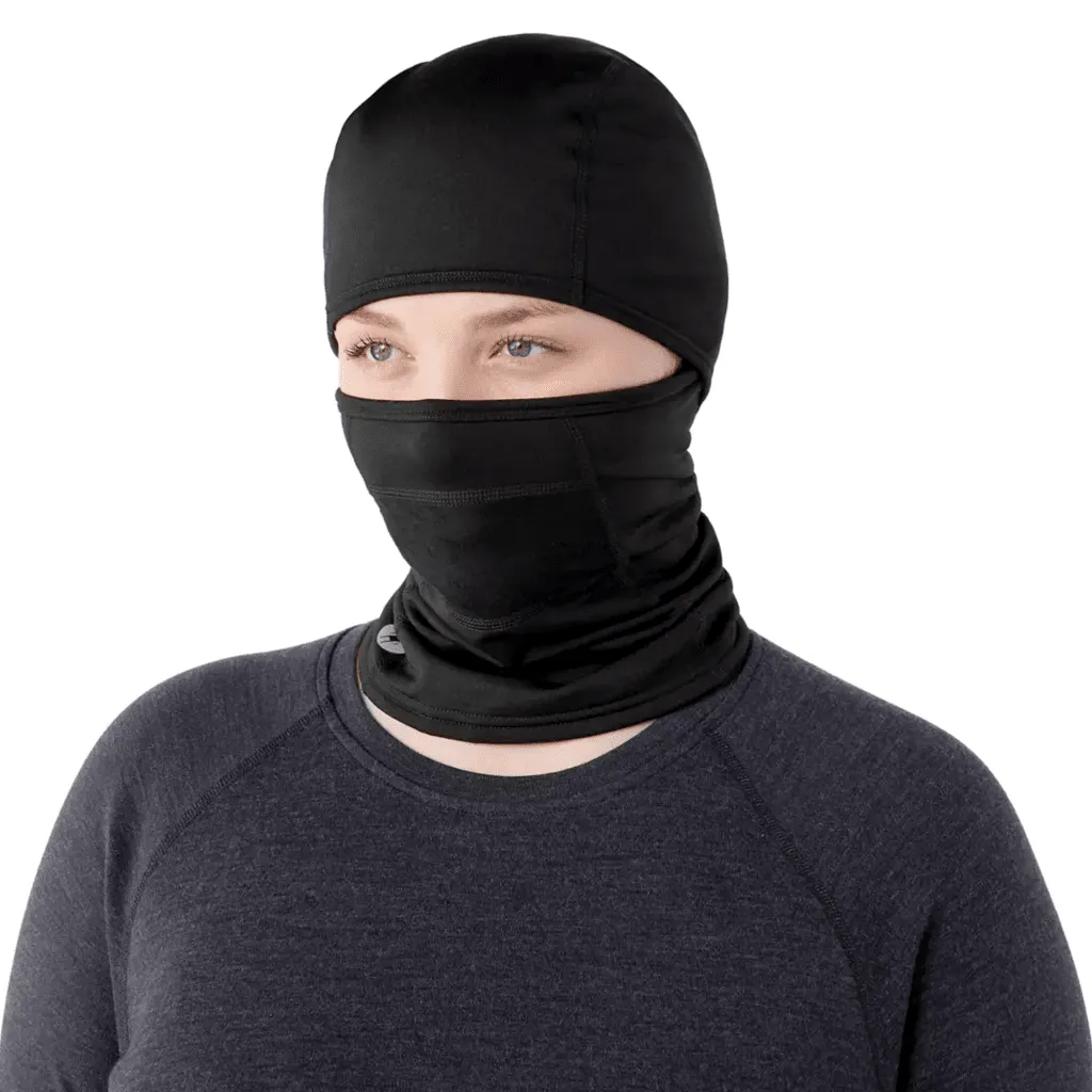 Active fleece hinged balaclava - Black