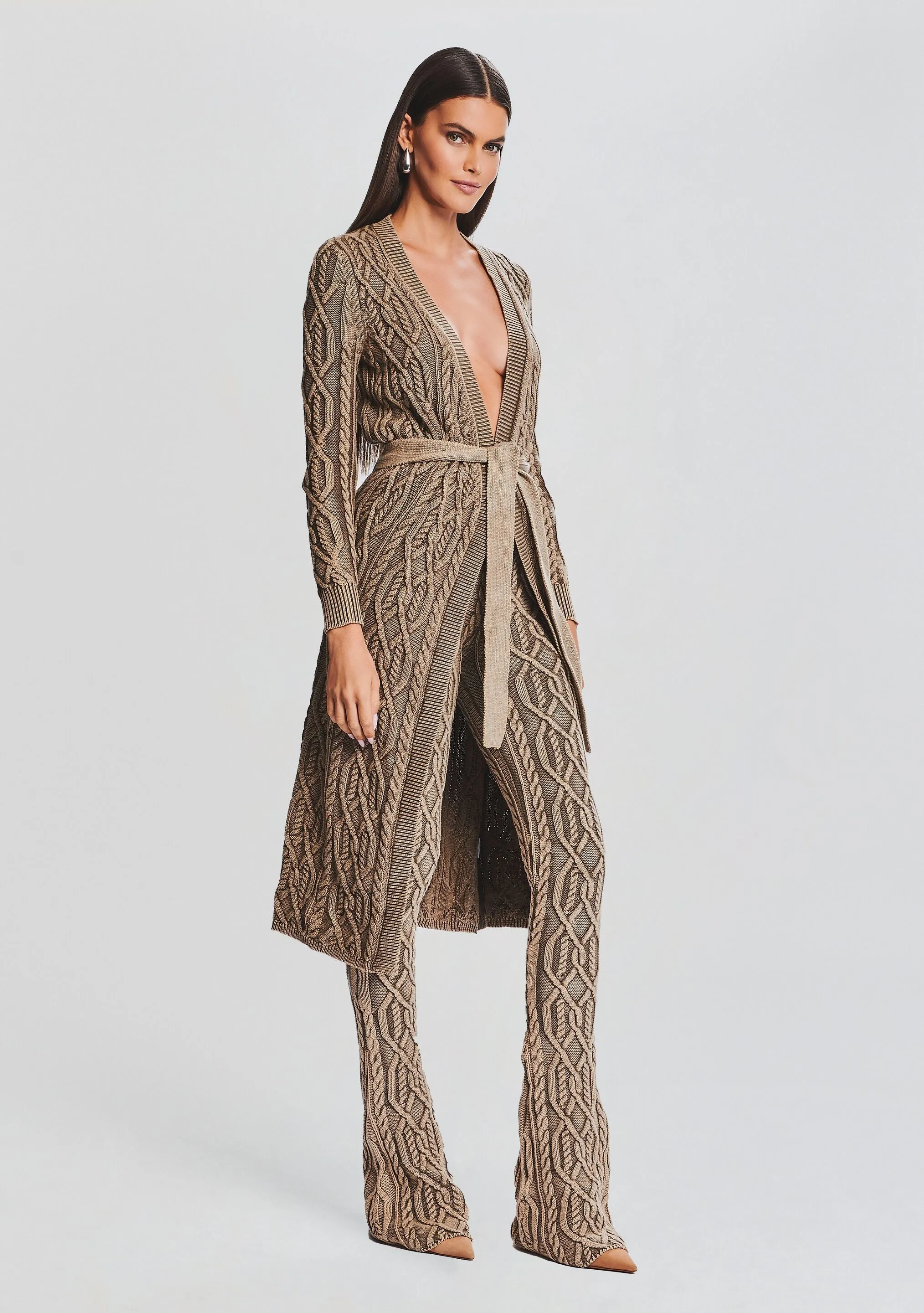 Adaline Cable Knit Cardigan