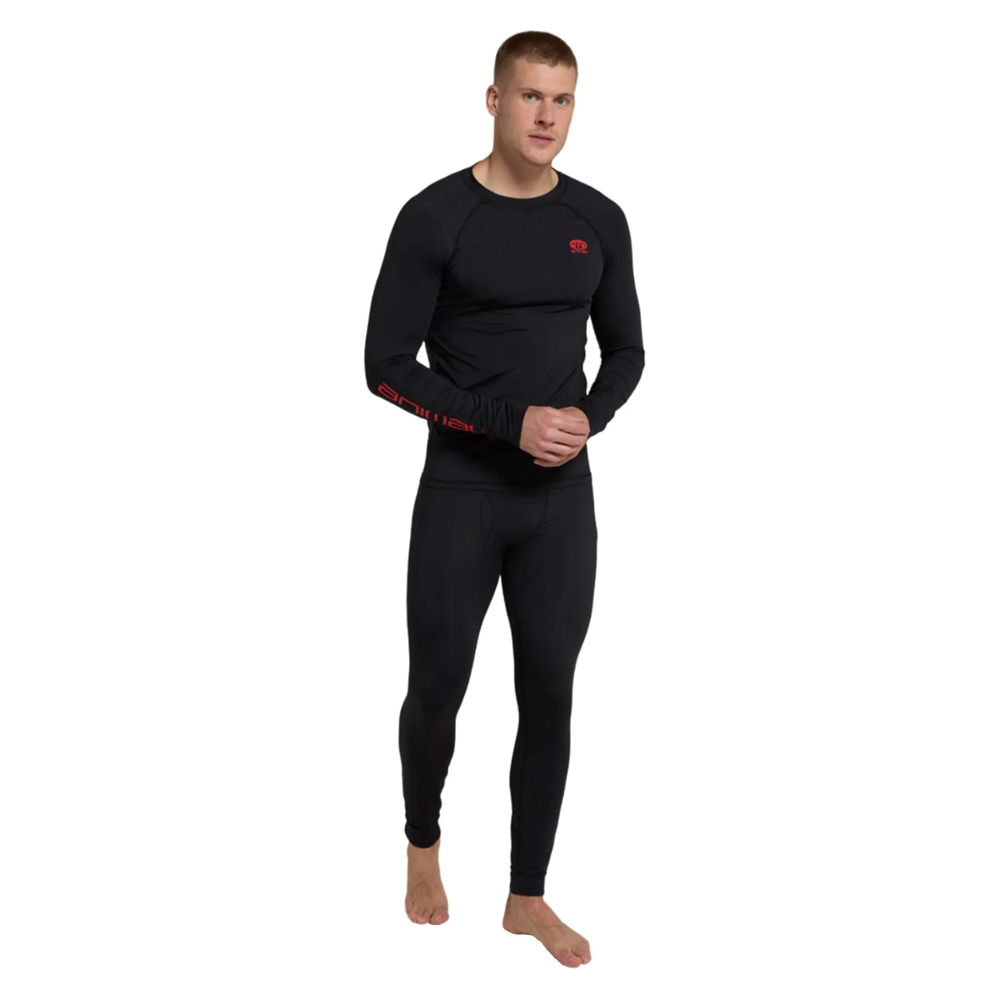 Animal Mens Off Piste Recycled Base Layer Top