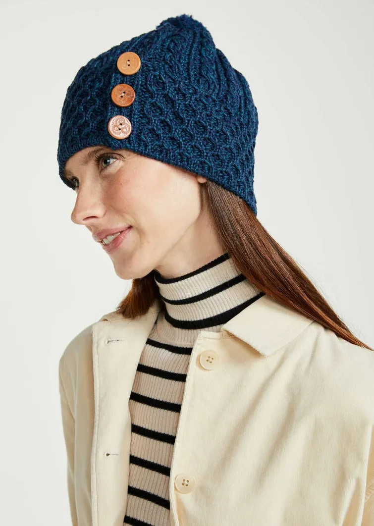 Aran Button Hat | Atlantic