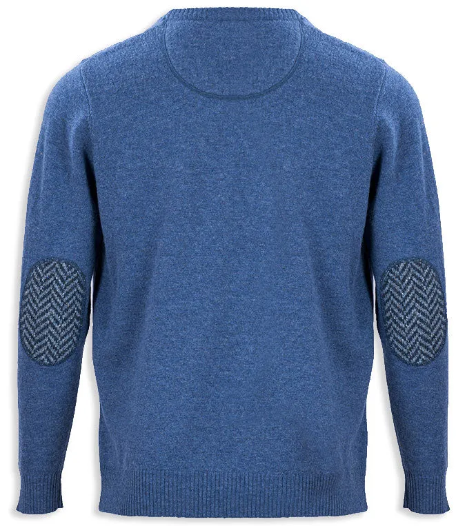 Aran Merino Wool Crew Neck Sweater