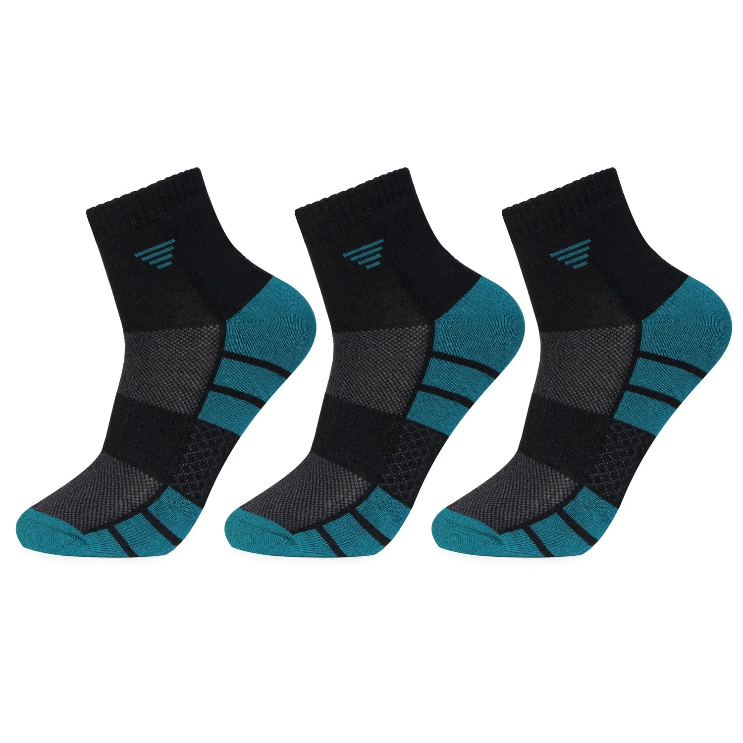 Bamboo Athletic Ankle Socks | Pack of 3