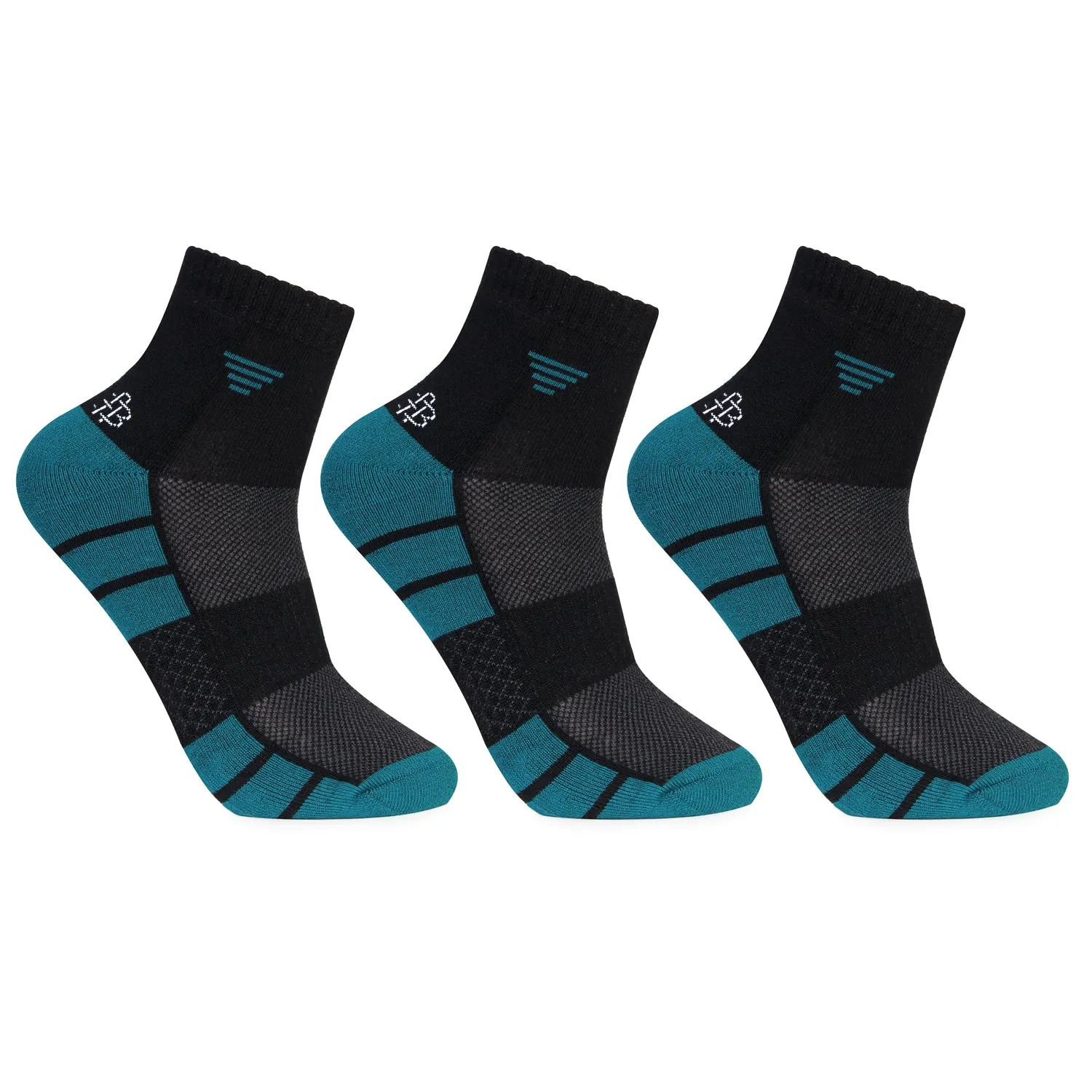 Bamboo Athletic Ankle Socks | Pack of 3