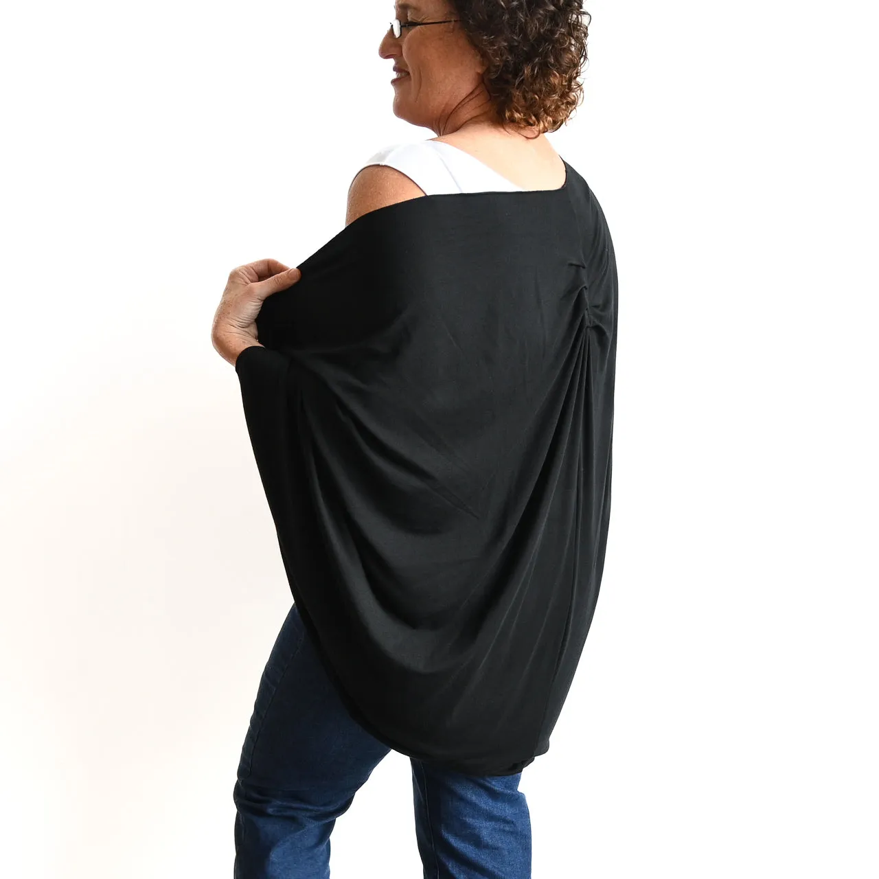 Bamboo Cocoon Cardigan Top