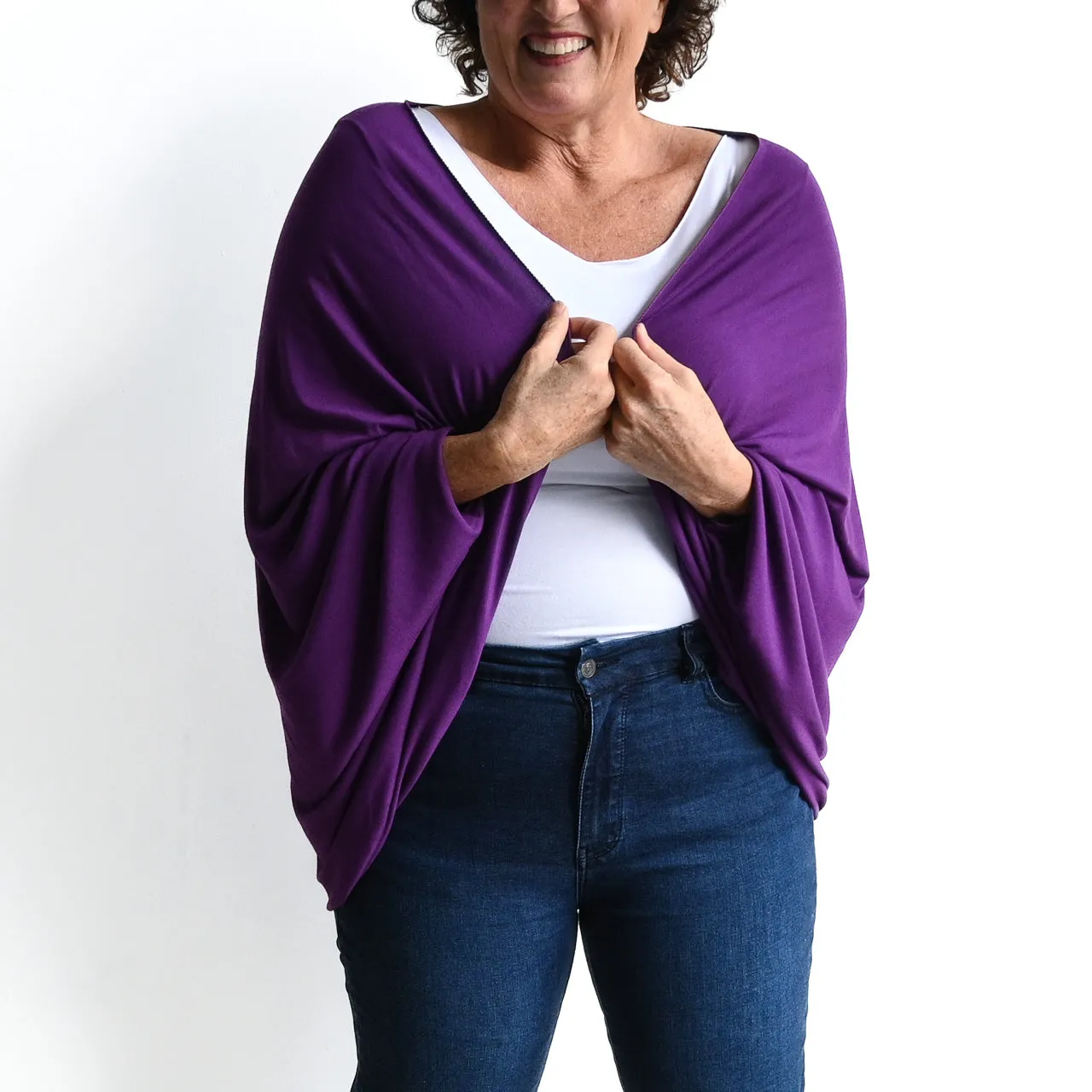 Bamboo Cocoon Cardigan Top