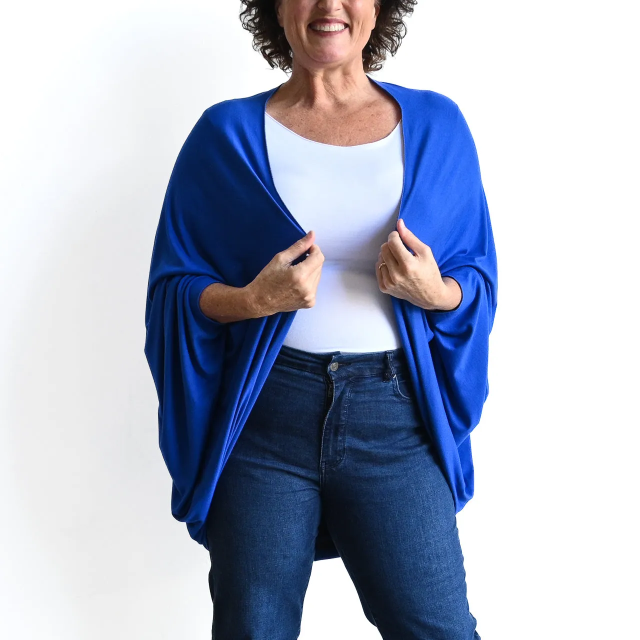 Bamboo Cocoon Cardigan Top