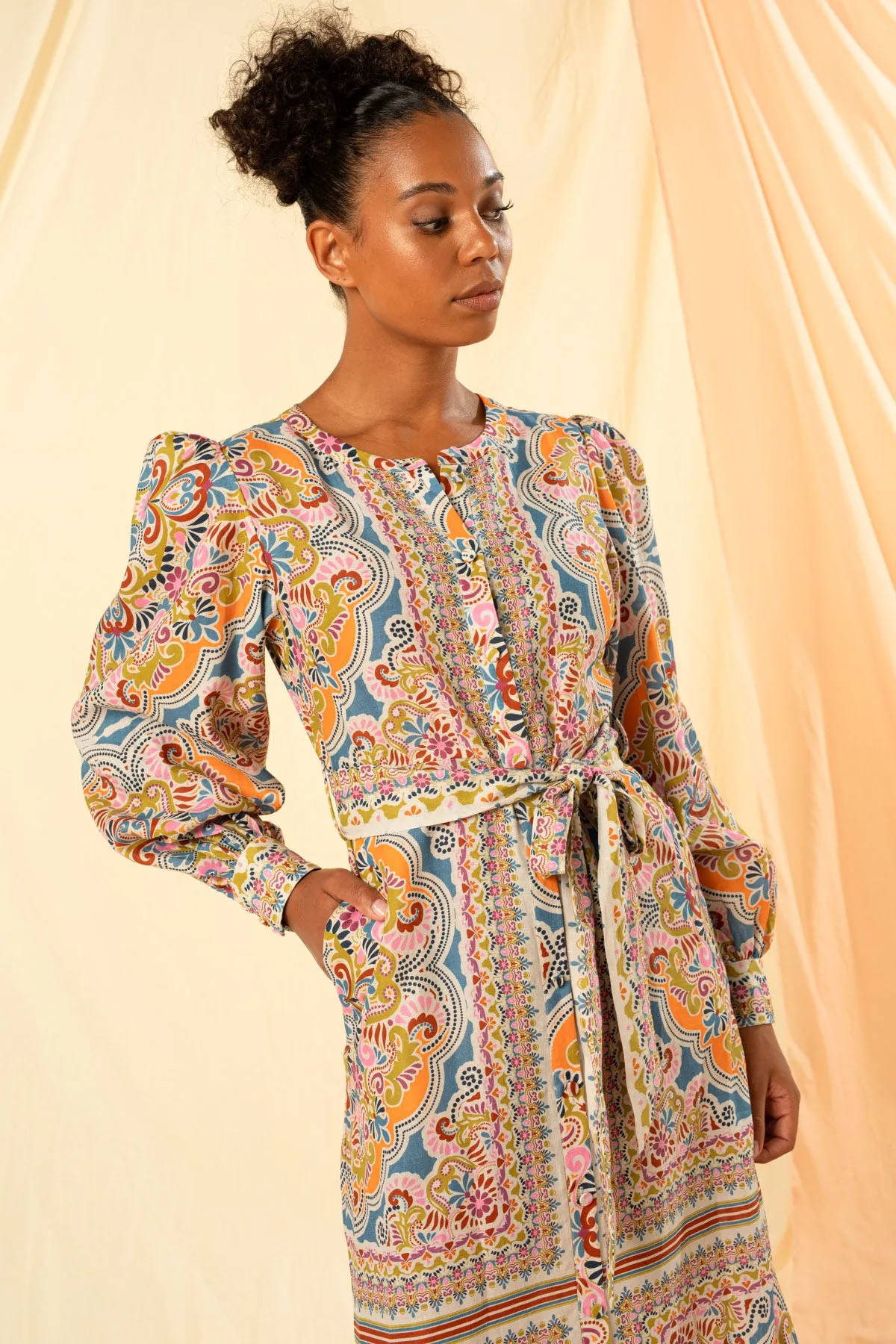 Billie Maxi Shirt Dress