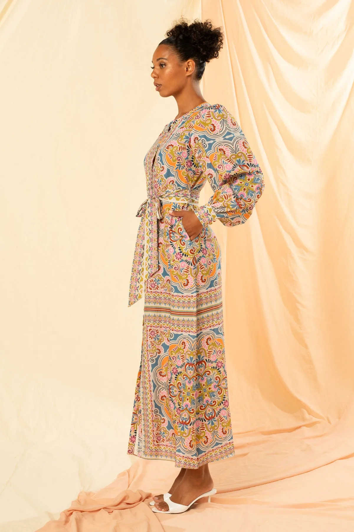 Billie Maxi Shirt Dress