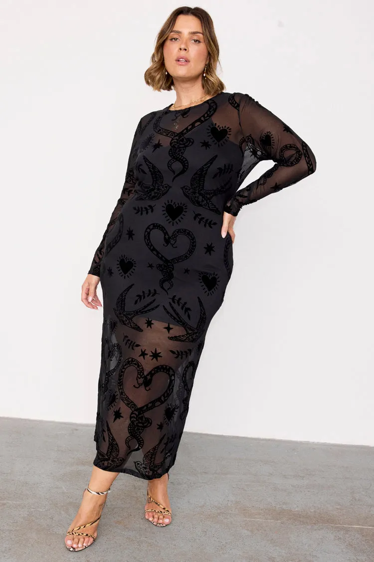 Black Swallow Romance Soho Dress