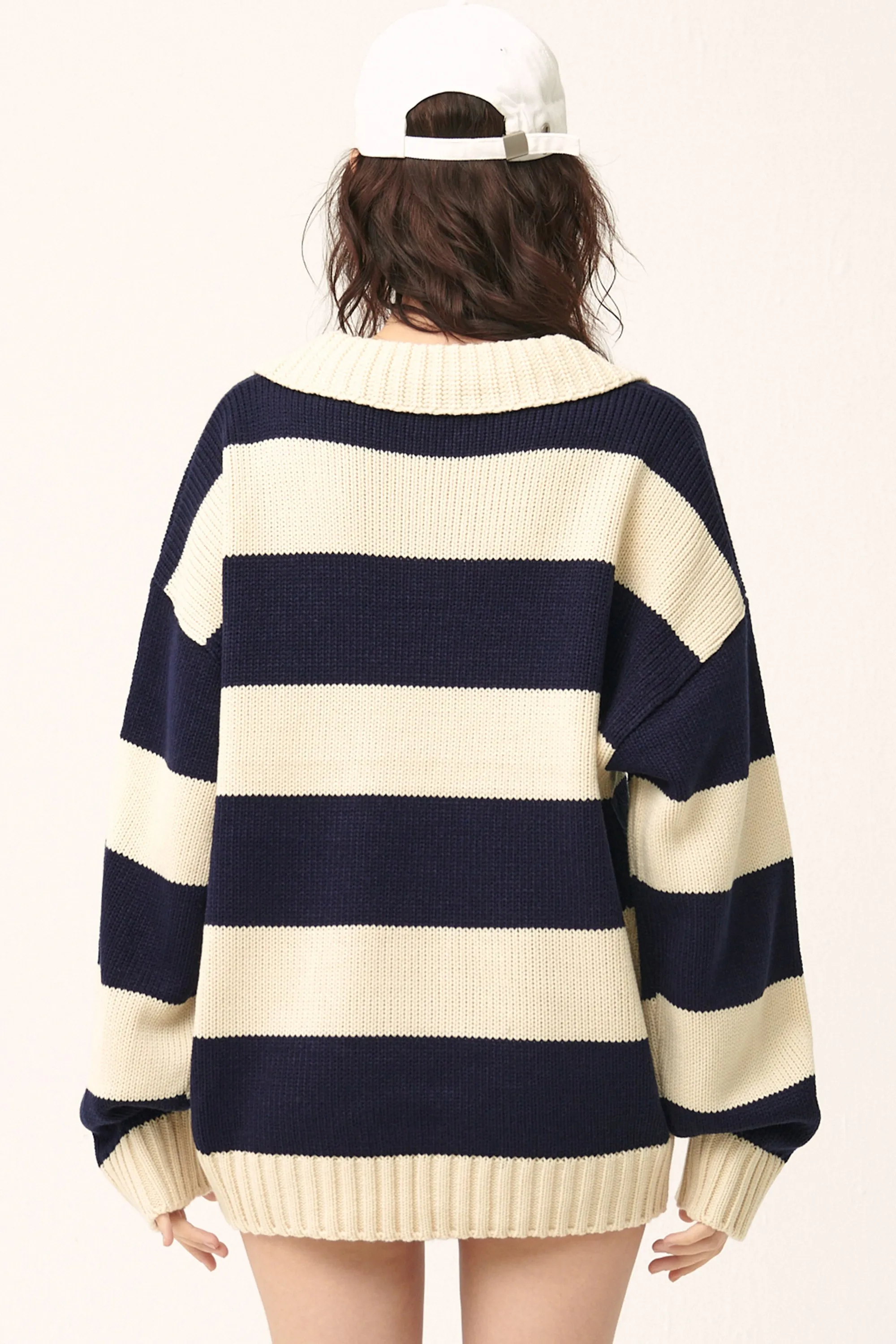 Blake Oversized Varsity Sweater