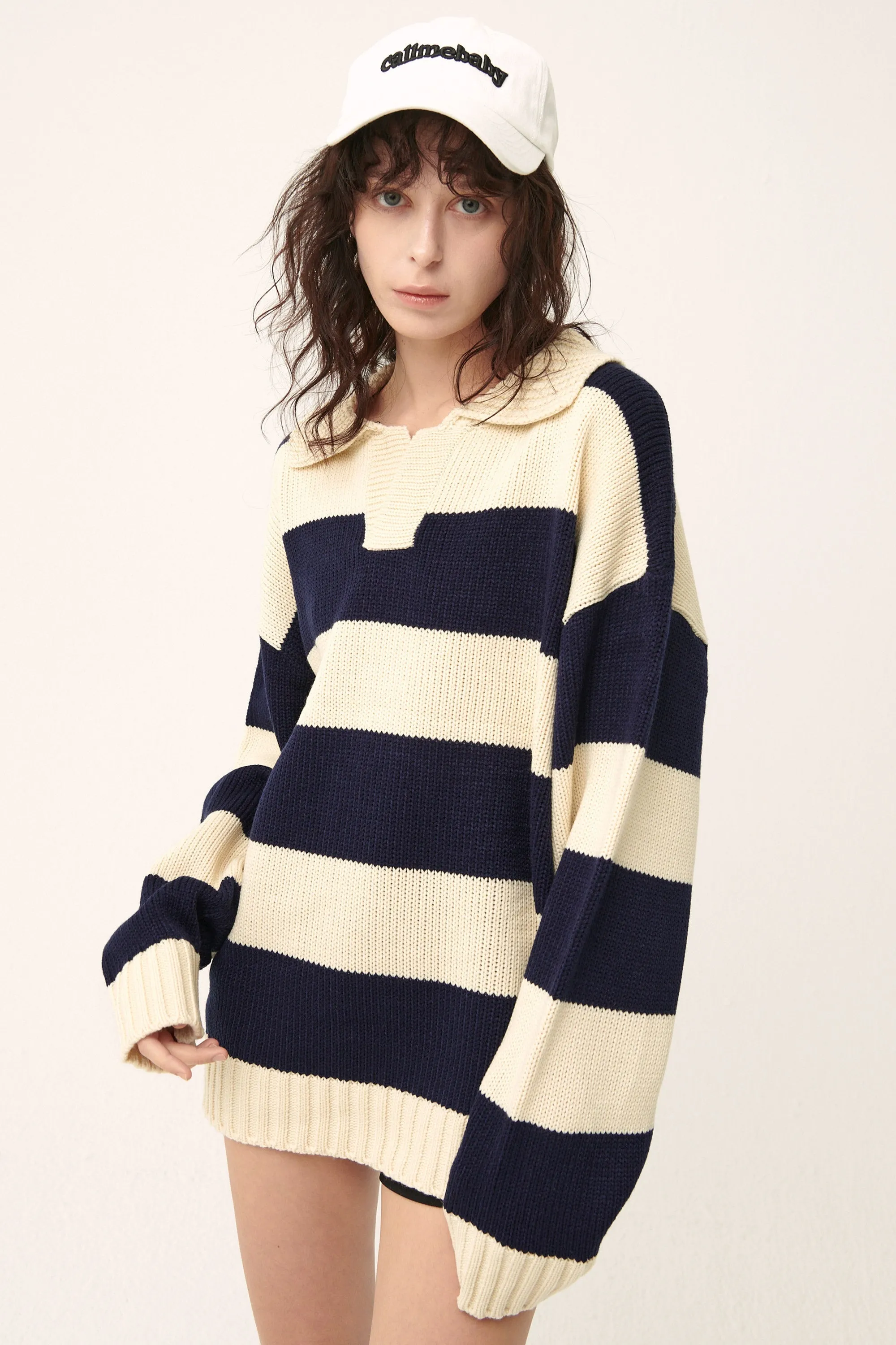 Blake Oversized Varsity Sweater