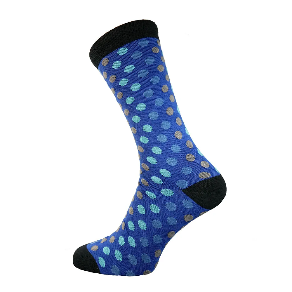 Blue spotty Bamboo socks