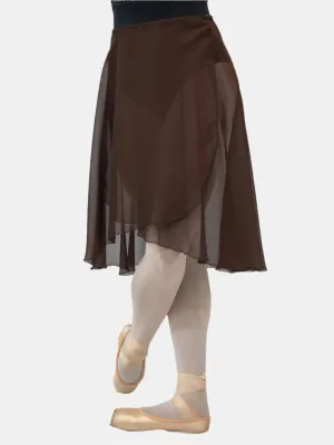 Brown Wrap Long Dance Skirt MP310