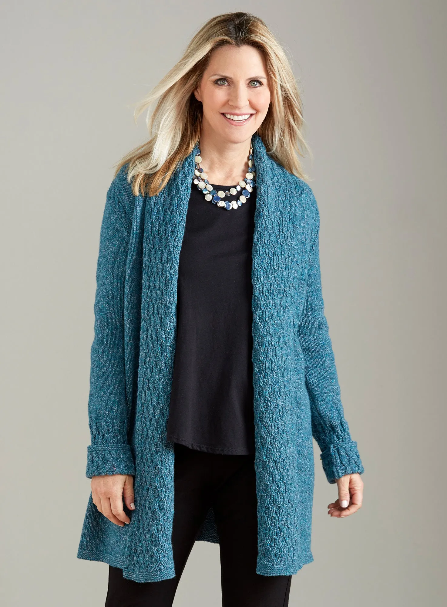 Causeway Coast Shawl-Collar Cardigan FINAL SALE (No Returns)