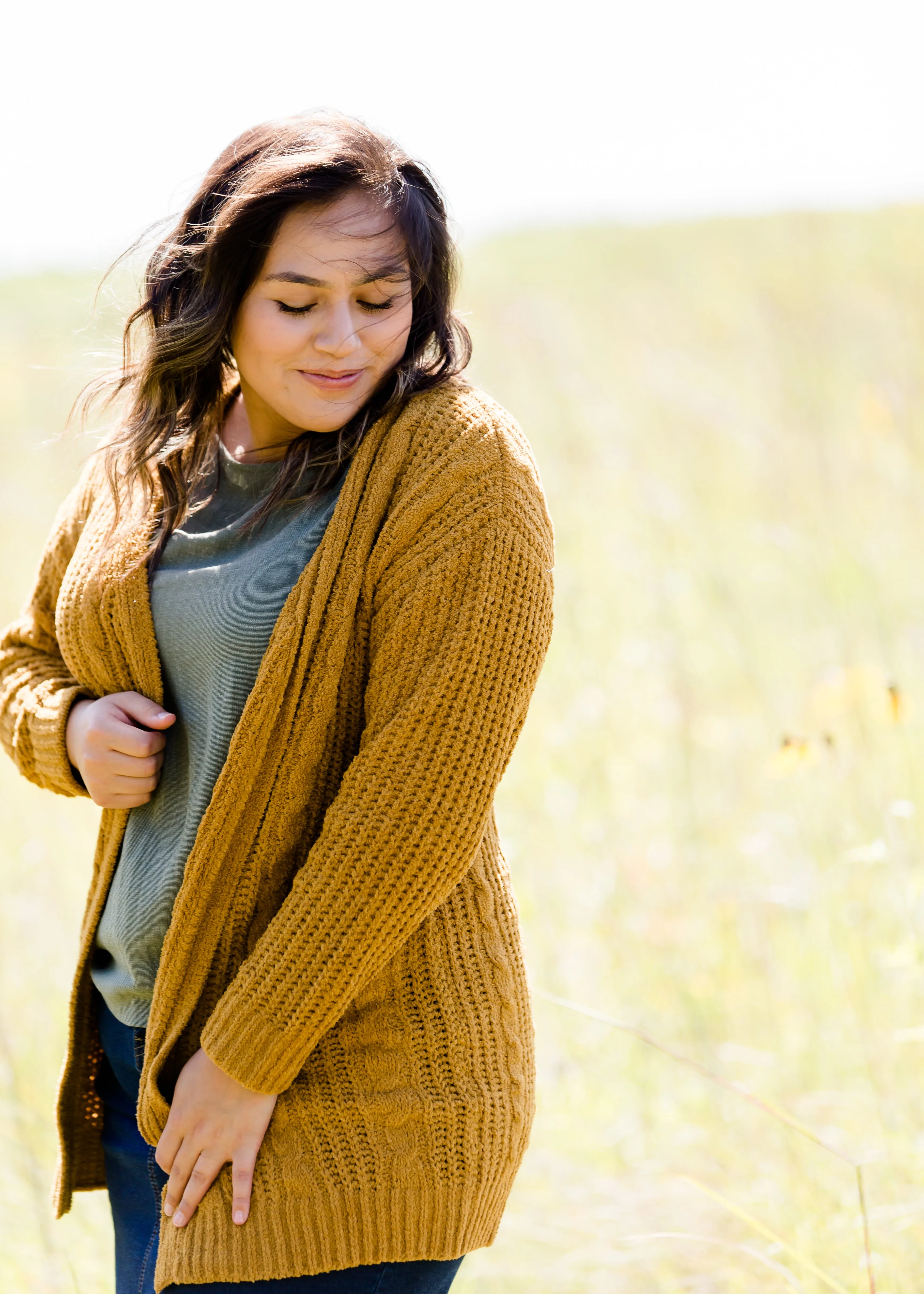 Chenille Oversized Cable Knit Sweater - FINAL SALE