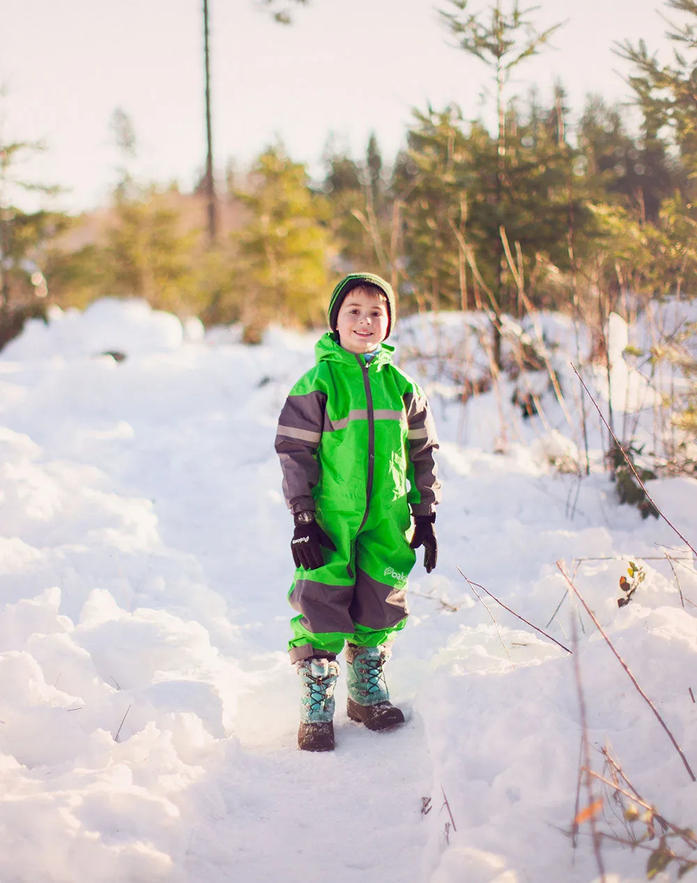 CHILDREN’S WINTER SNOW BOOTS, TURQUOISE