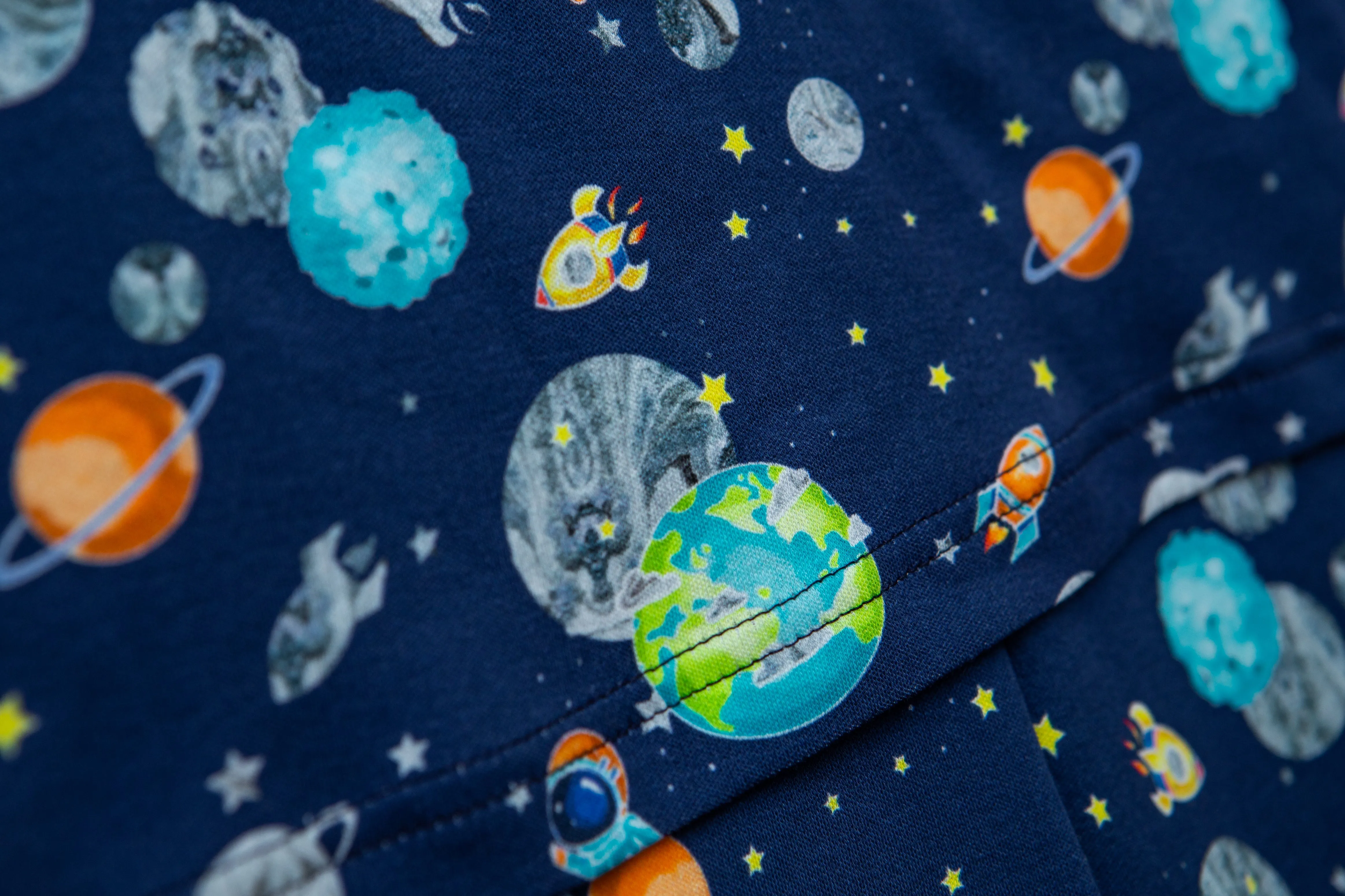 CHRIS - BOYS' PYJAMA SET IN SPACE PRINT