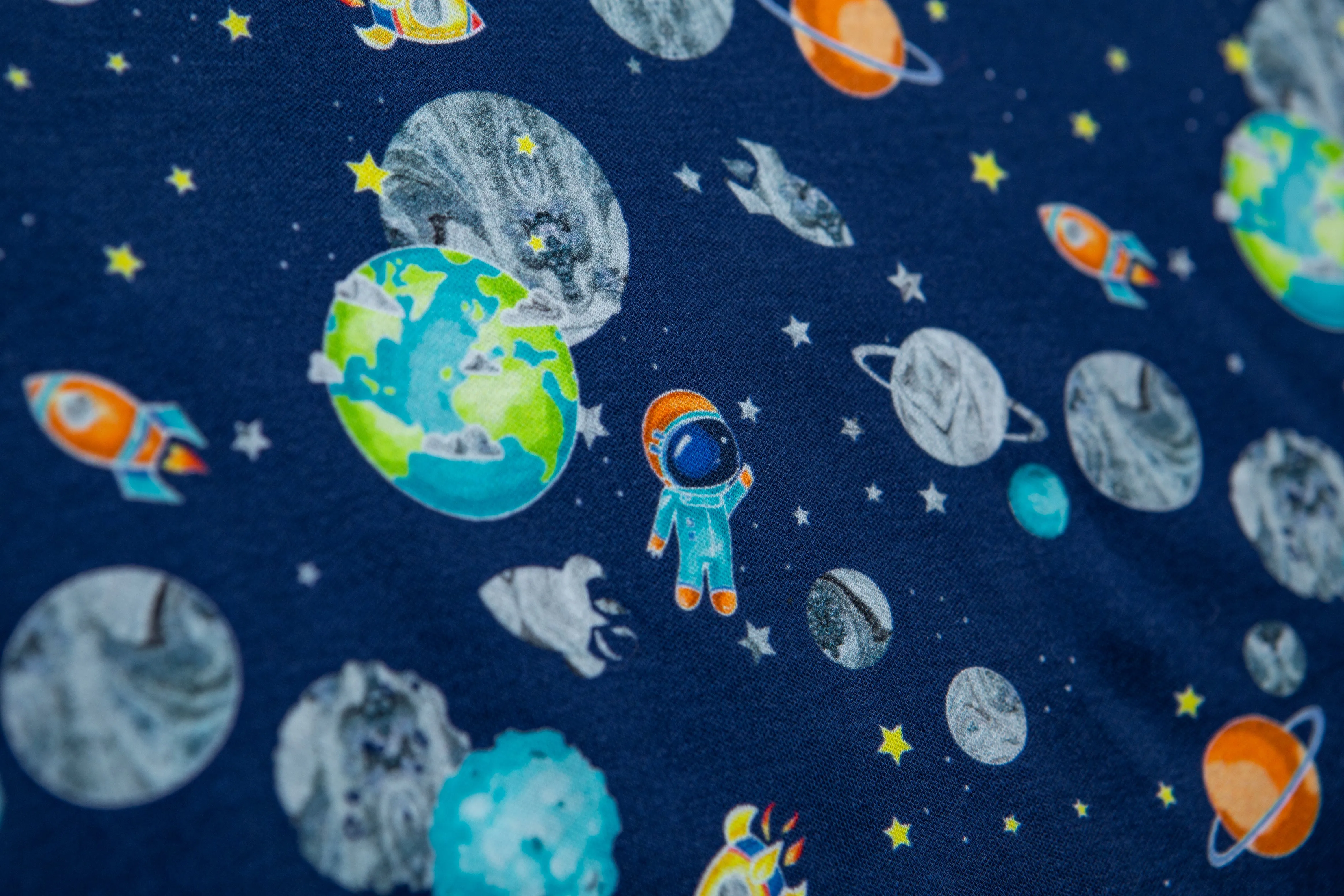 CHRIS - BOYS' PYJAMA SET IN SPACE PRINT