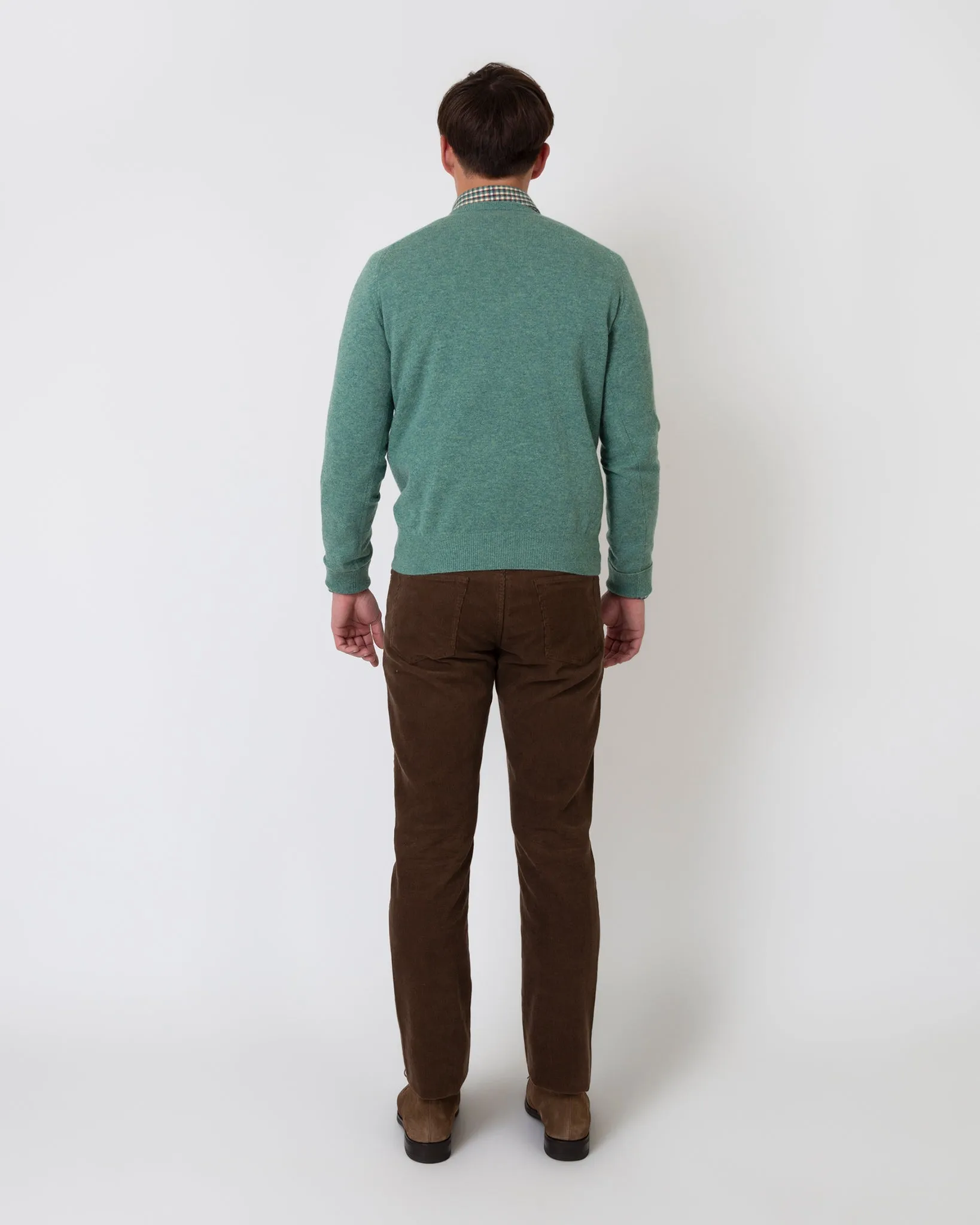 Classic Crewneck Sweater in Lovat Cashmere