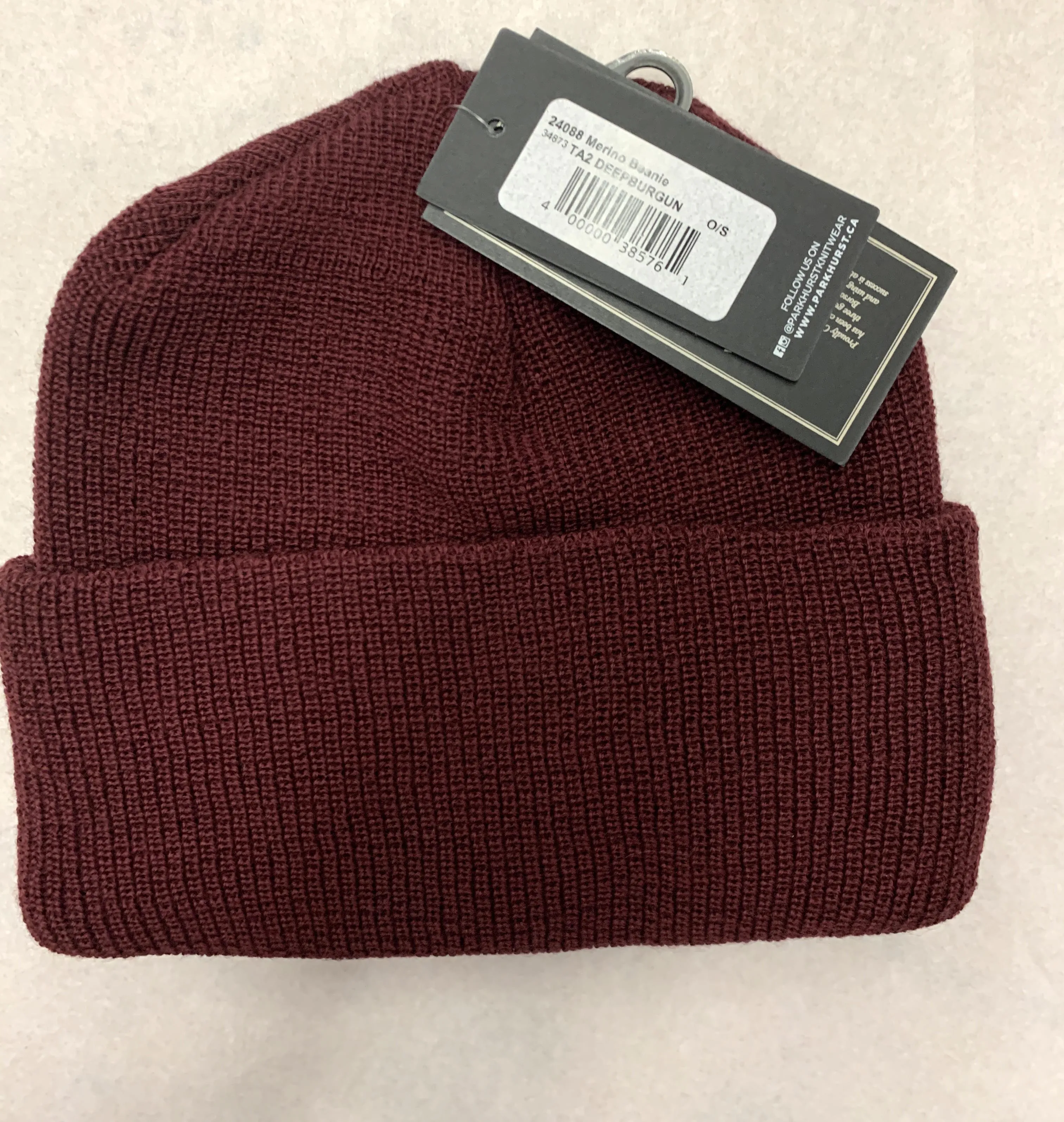 Classic Merino Wool Beanie/Toque - Unisex