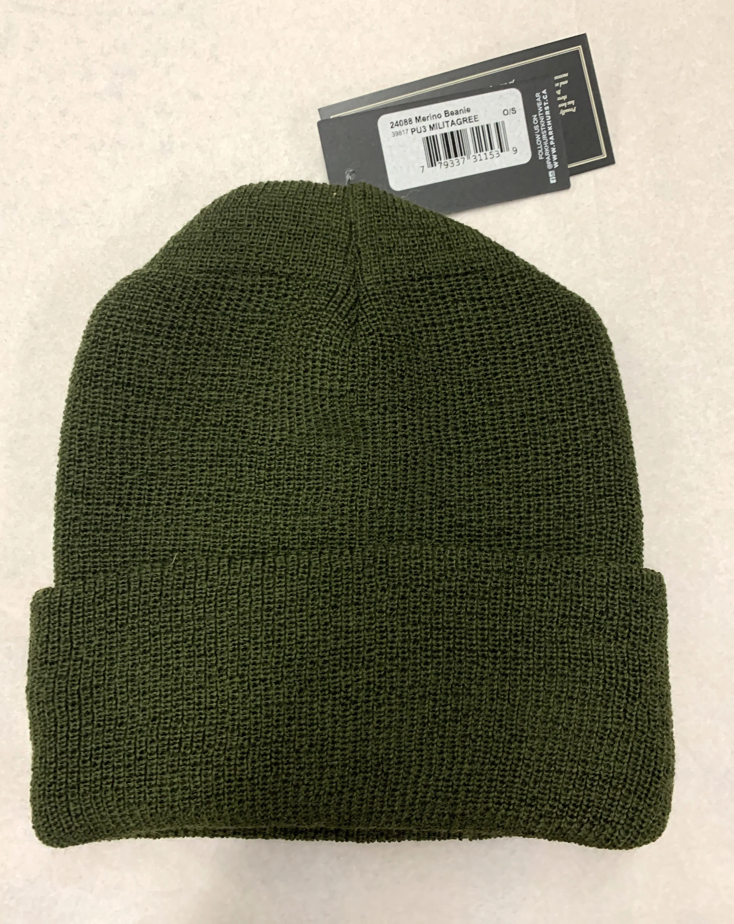 Classic Merino Wool Beanie/Toque - Unisex