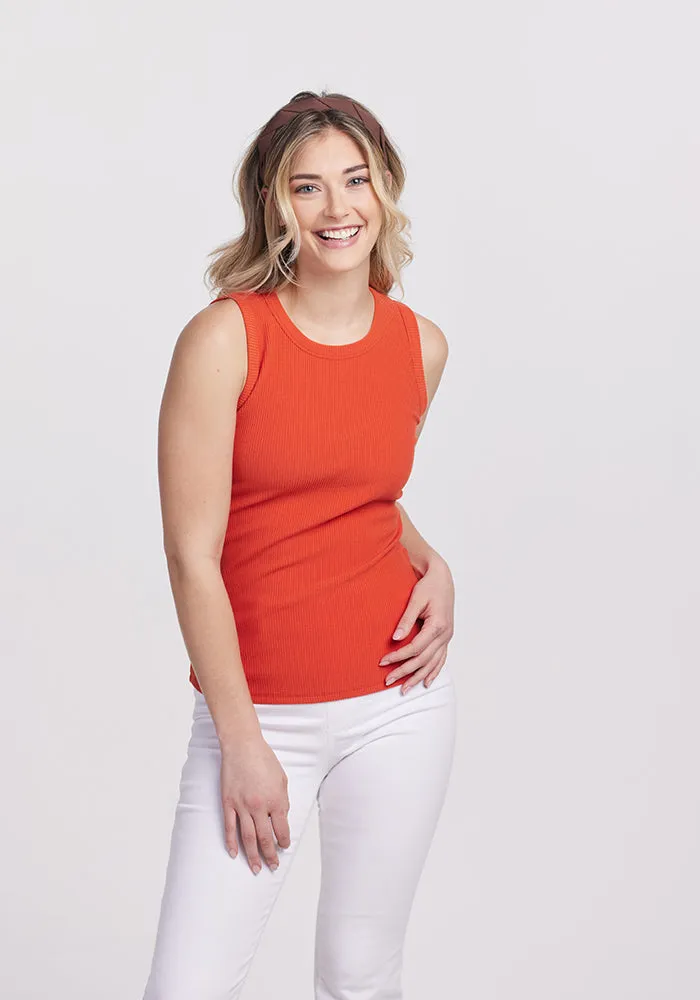 Clearance - Raegan Ribbed Tank Top