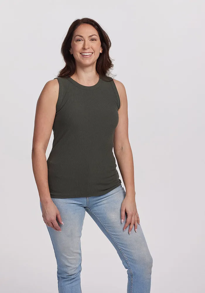 Clearance - Raegan Ribbed Tank Top