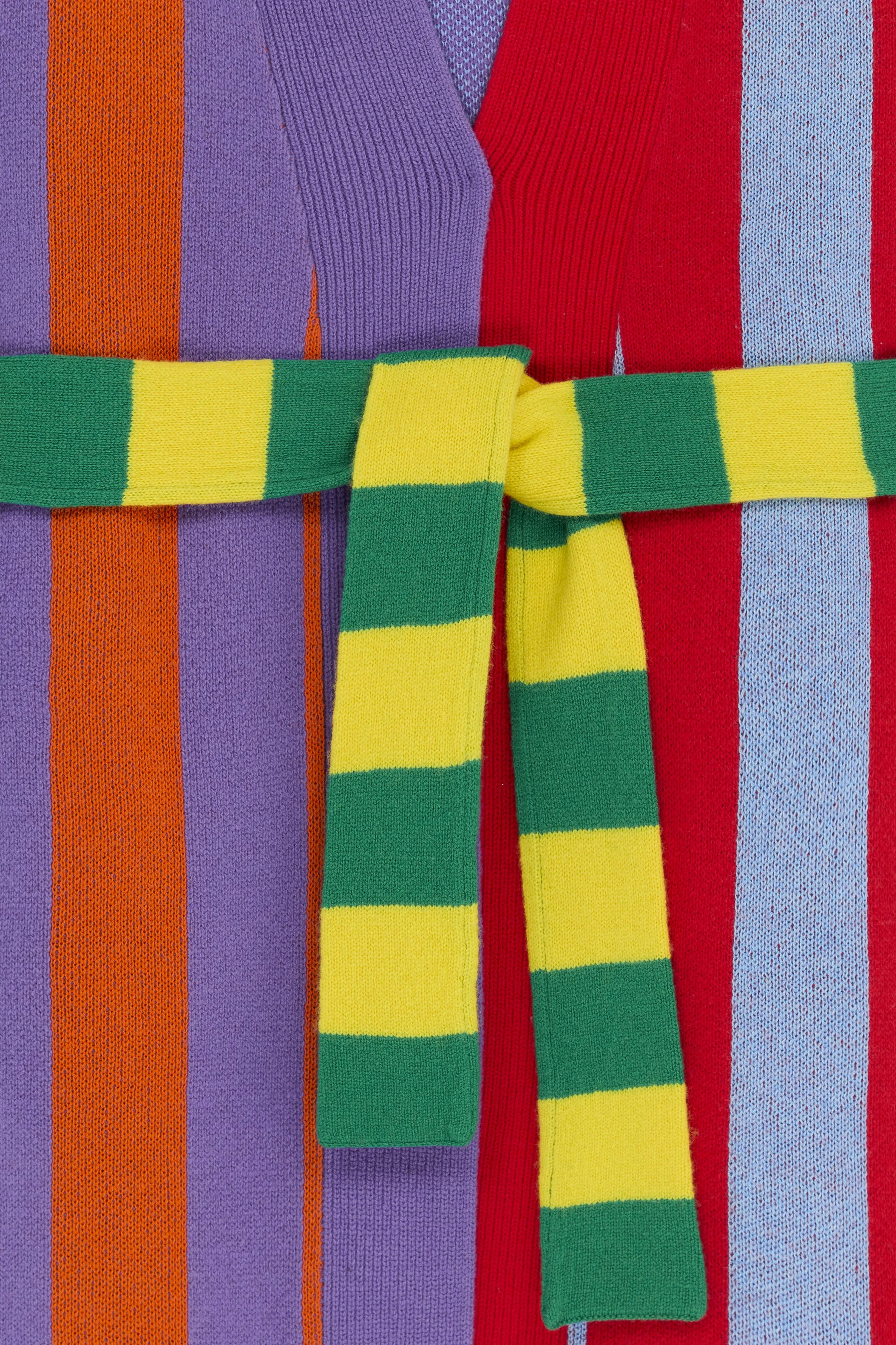 Colorblock Stripe Cardigan