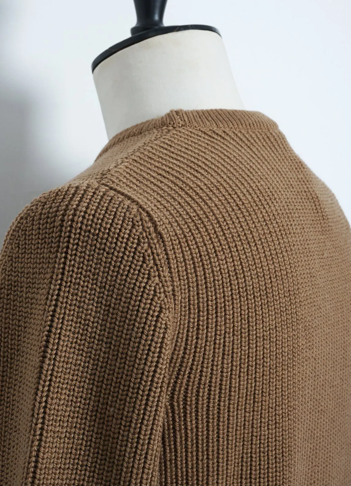 CREWNECK | Soft Merino Wool Crewneck | Camel