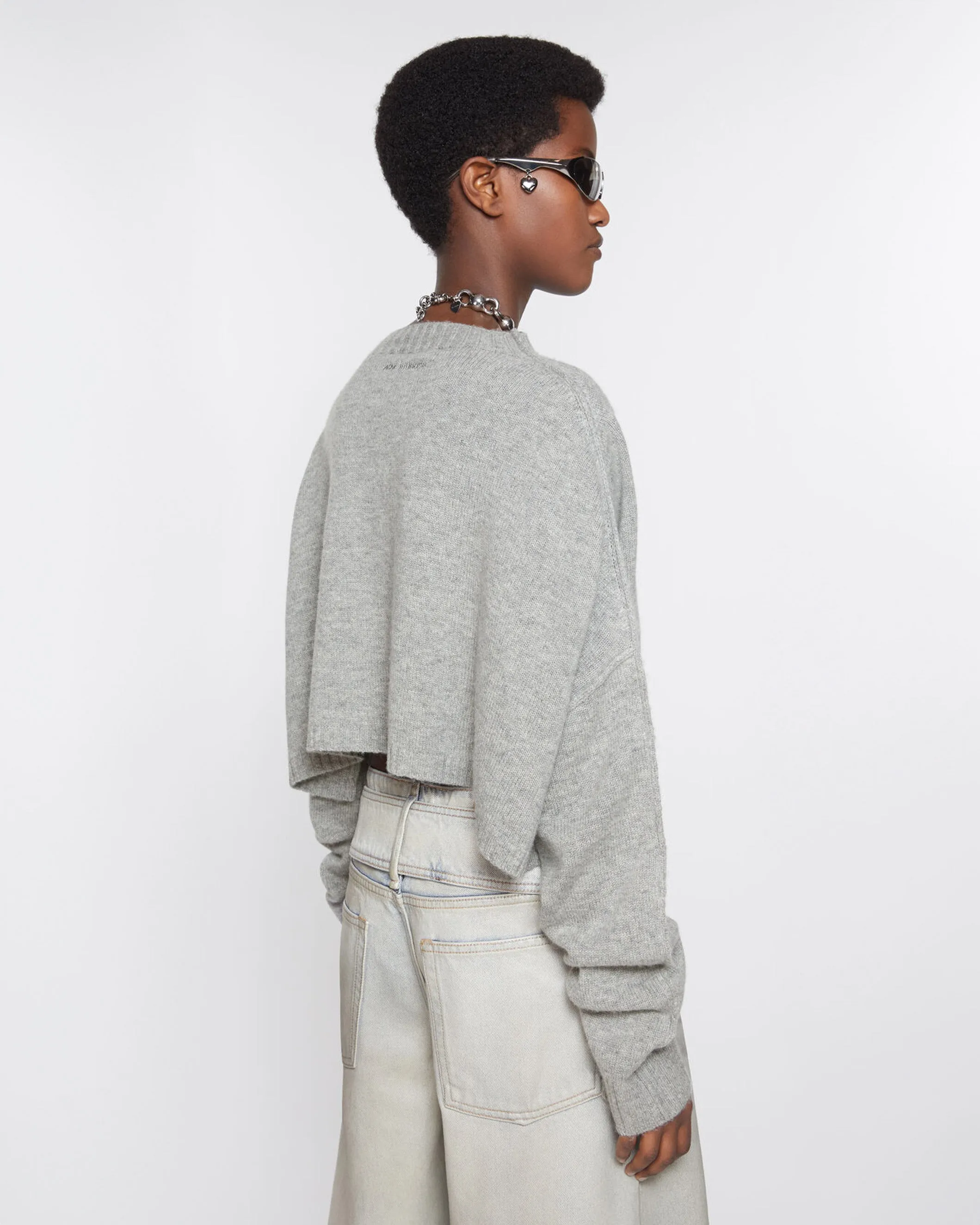 Cropped Cashmere Sweater