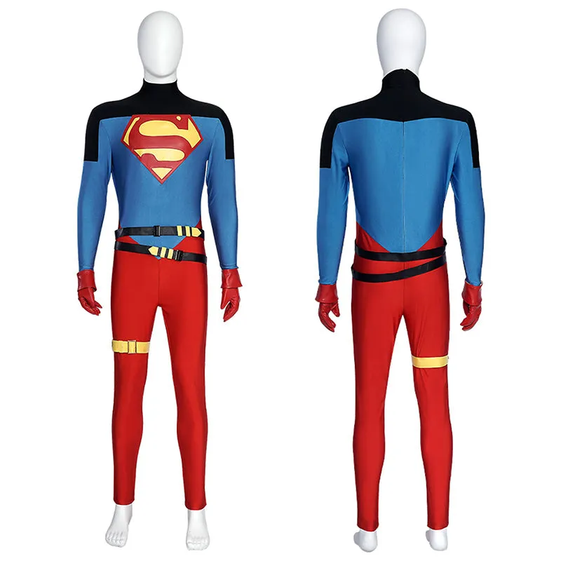 DC Comics Superhero Superboy Conner Kent Kon-El Cosplay Costume (Not Included Boots)