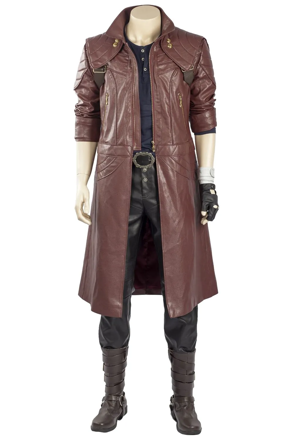 Devil May Cry 5 Dante Outfit Trenchcoat Cosplay Costume Whole Set