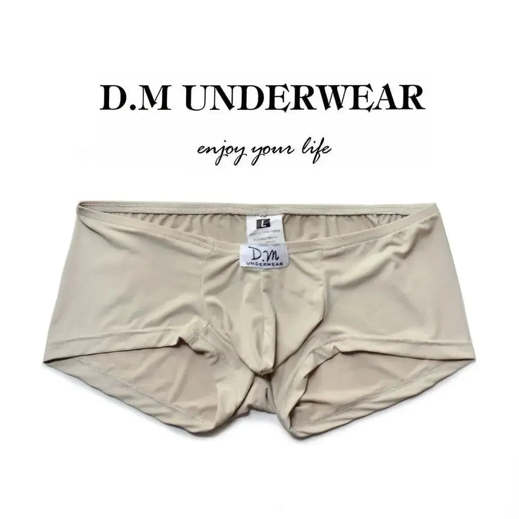 D.M Men's boxer Underwear Low Waist