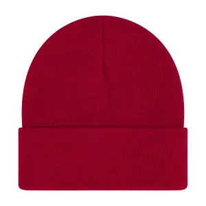 Elowel Beanie Hats for Men and Women - 100% Acrylic Thick Thermal Knit Skull Beanie Winter Hat - Unisex Cuffed Plain Purplish Red Beanie Hat