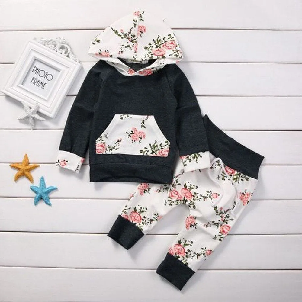 Floral Tracksuit 2pcs Set