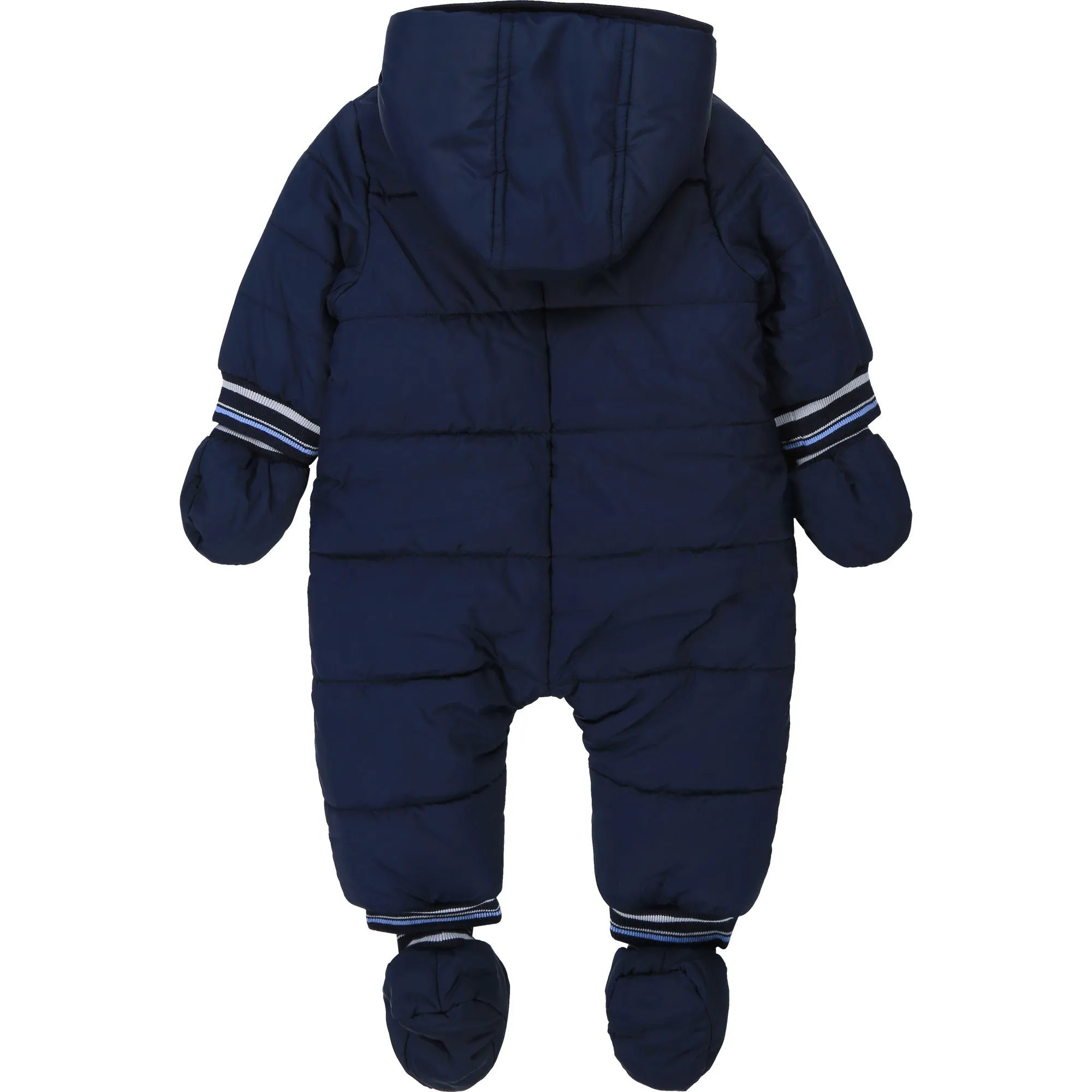 Hugo Boss Baby water-repellent snowsuit with faux-fur lining J96087