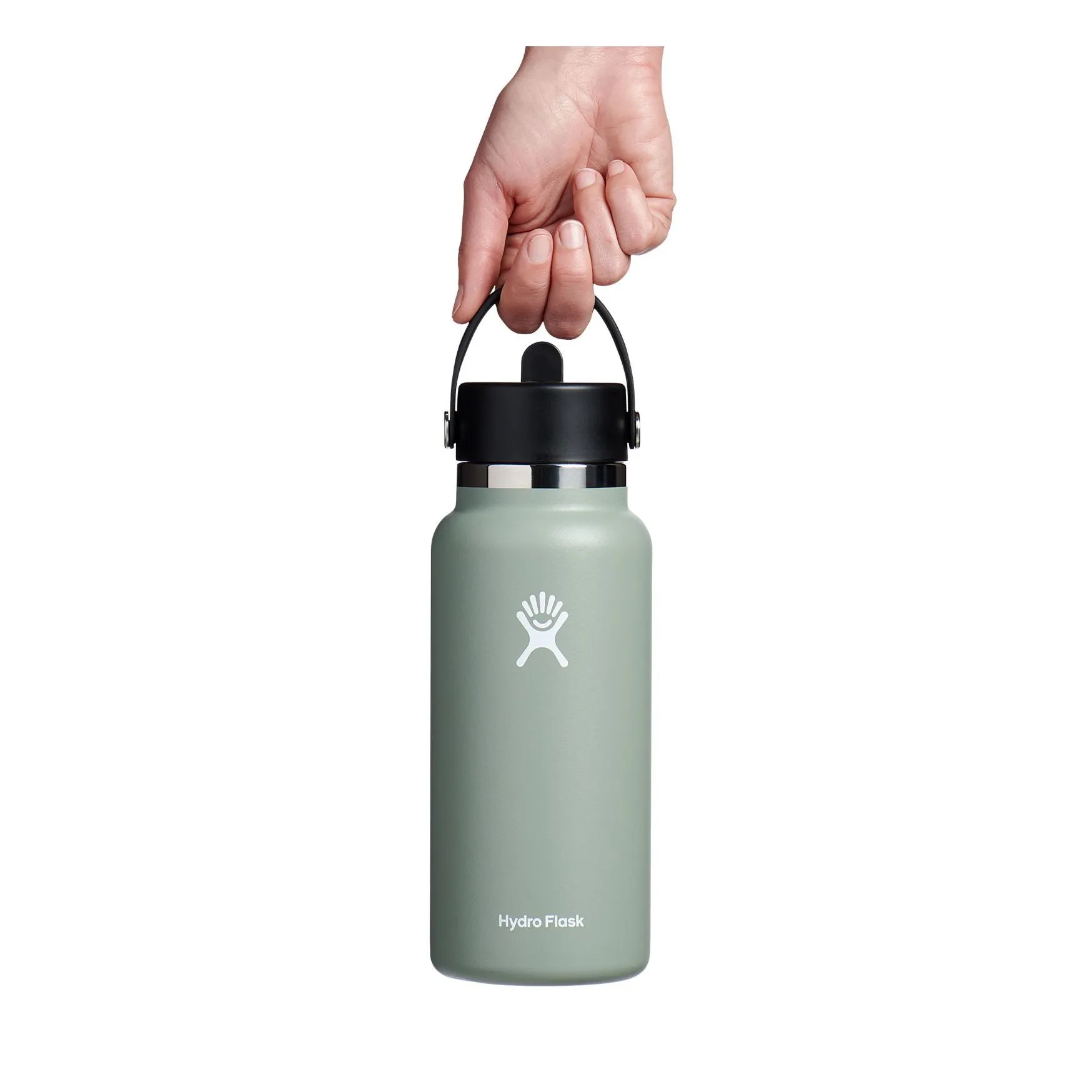 Hydro Flask 32 oz Wide Mouth with Flex Straw Cap Color: Agave