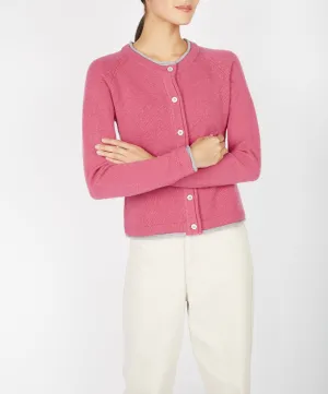 Irish - Killiney Cardigan - Rose Pink