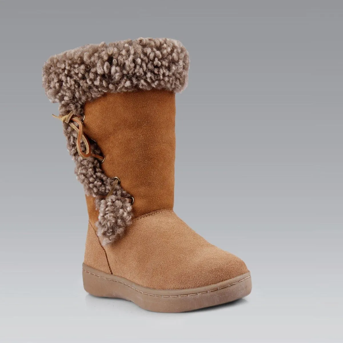 Jennifer - High Top Sheepskin Boots