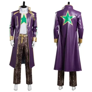 JJBA Jotaro Pants Coat Outfits Halloween Carnival Suit Cosplay Costume