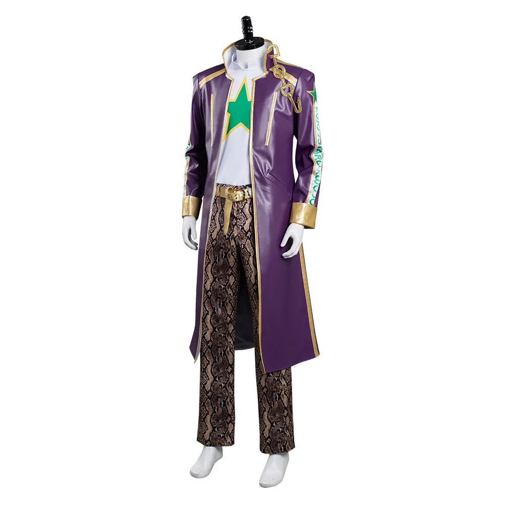 JJBA Jotaro Pants Coat Outfits Halloween Carnival Suit Cosplay Costume