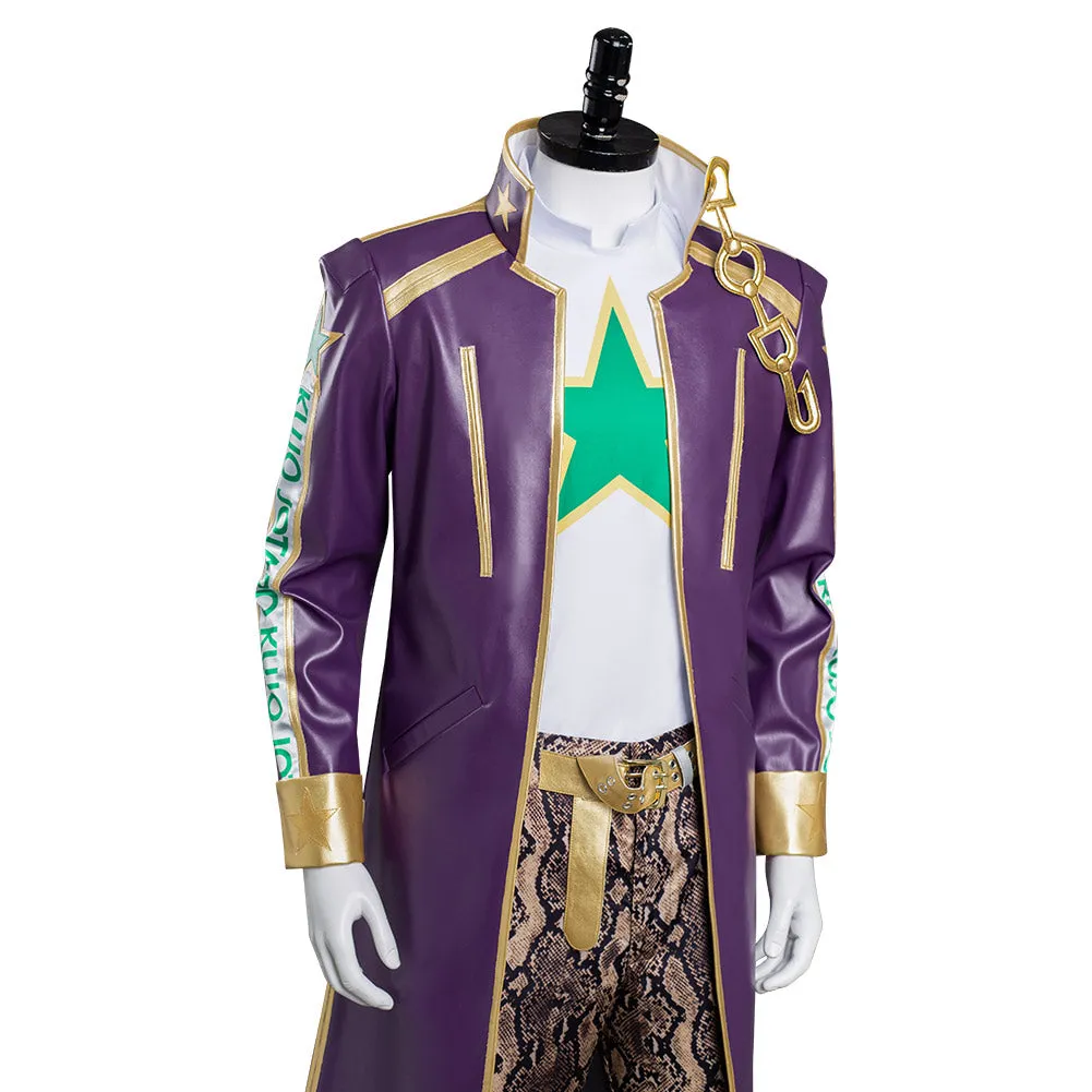 JJBA Jotaro Pants Coat Outfits Halloween Carnival Suit Cosplay Costume