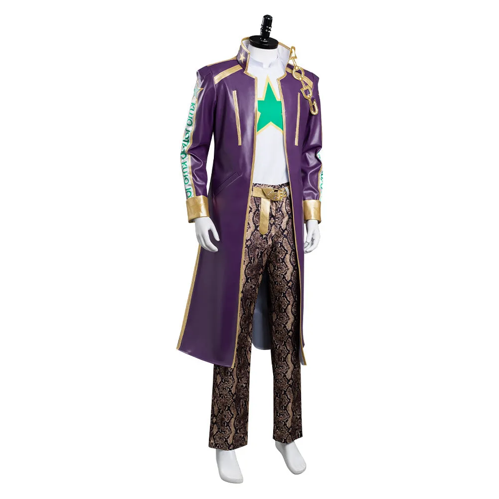 JJBA Jotaro Pants Coat Outfits Halloween Carnival Suit Cosplay Costume