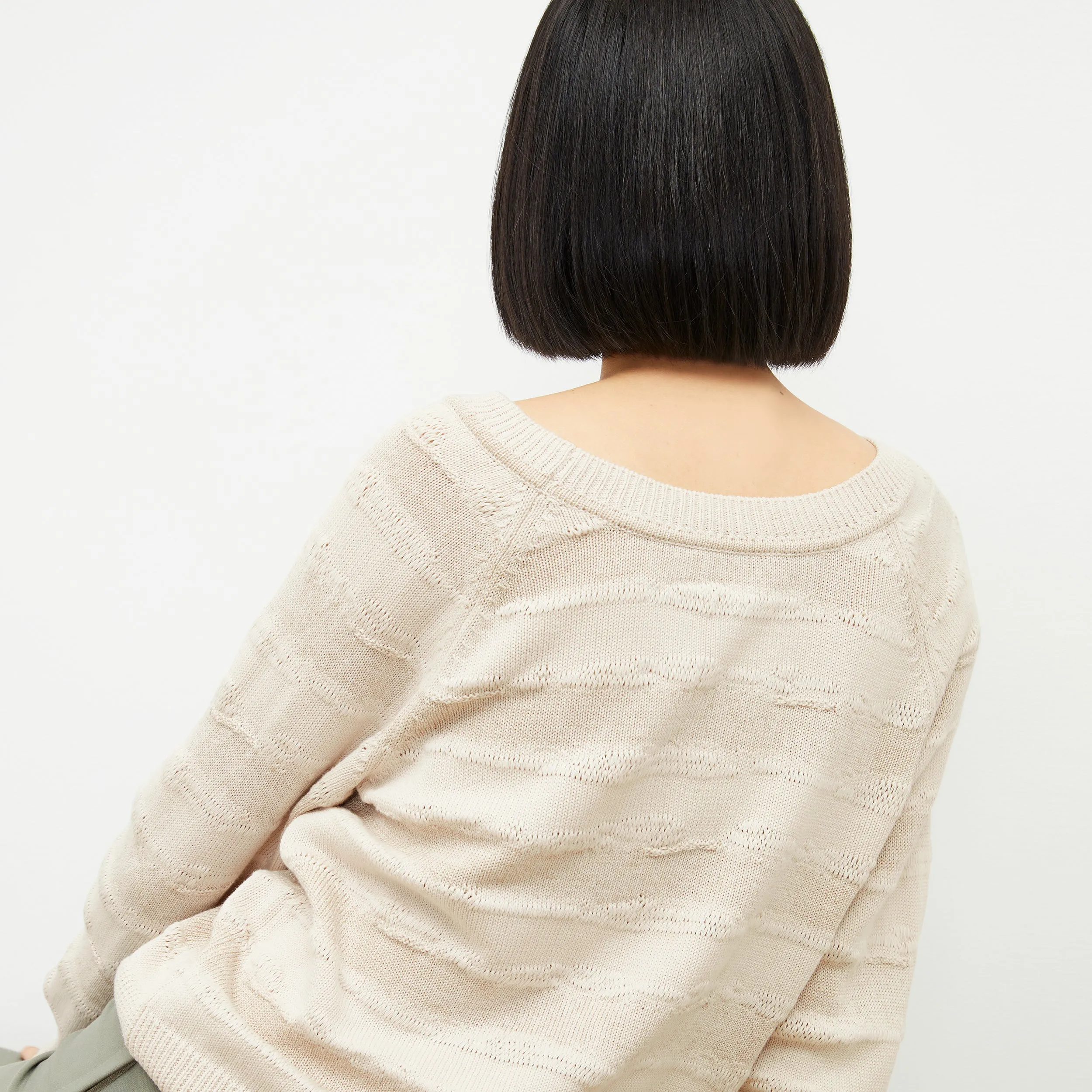 Jo Sweater - Drift Knit :: Moonbeam