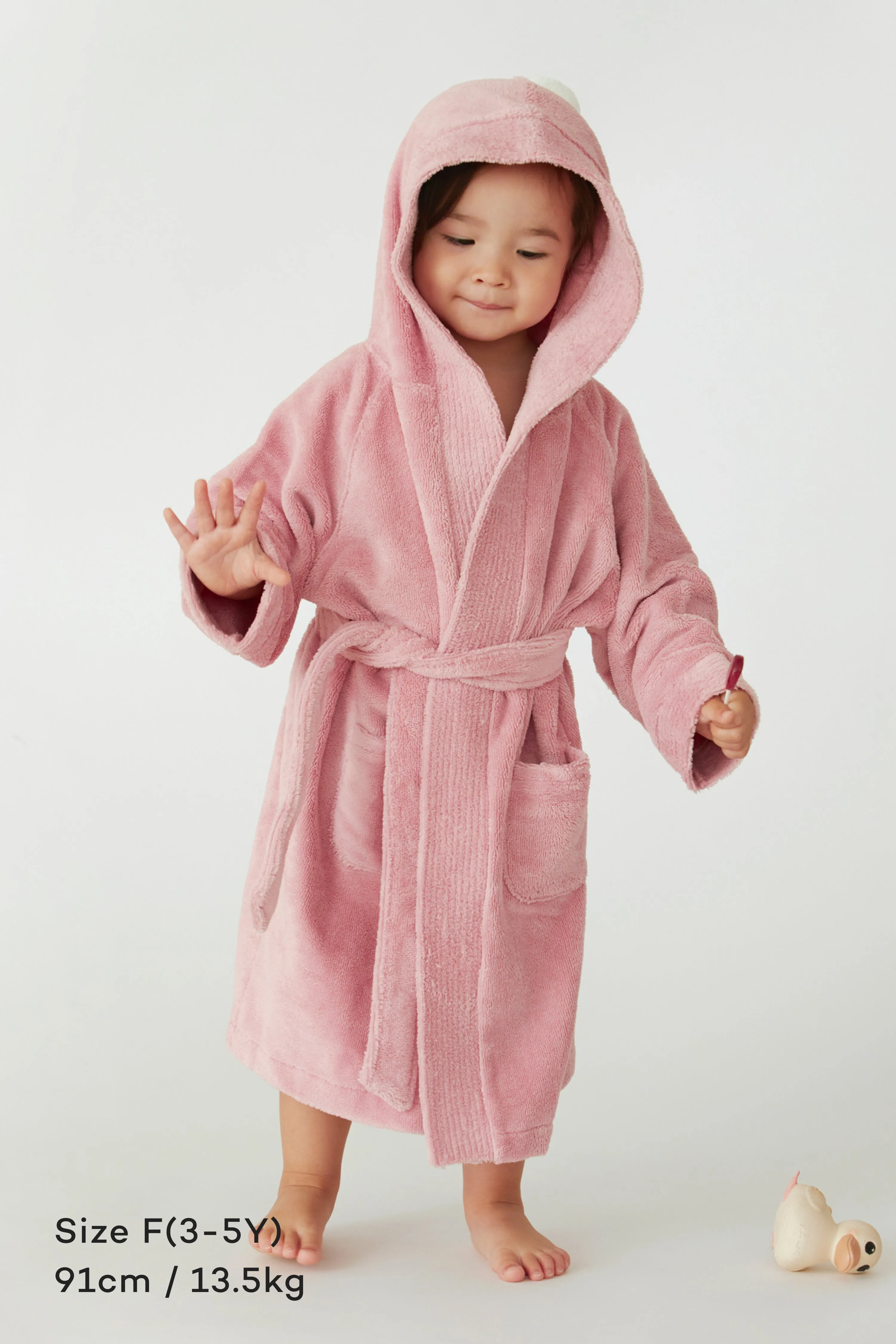 Kids Hooded Bathrobe Gift Set