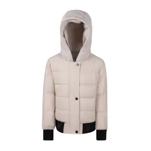 Kids Sweatshirt Coat - Tan