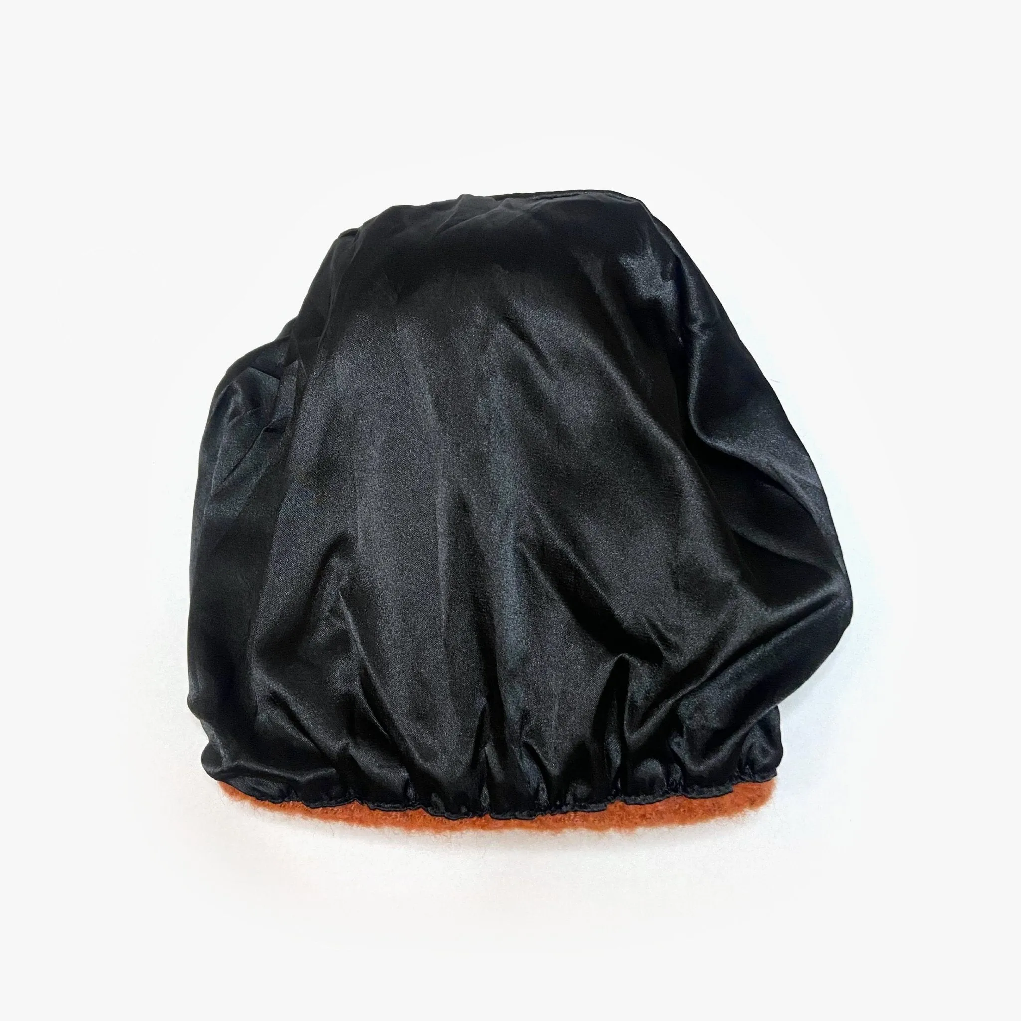 Laura Satin Lined Beanie With Detachable Pom - Pumpkin Spice